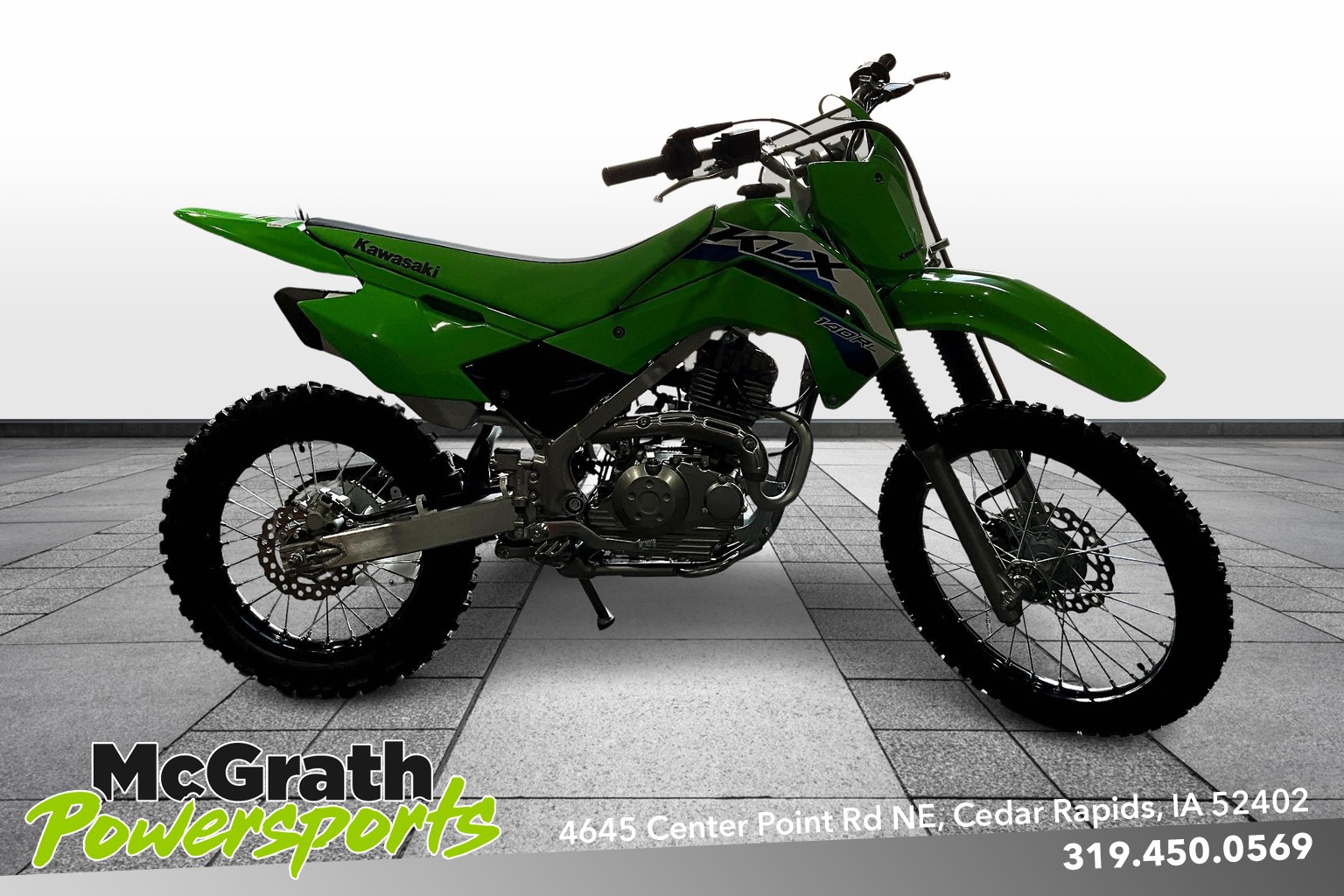 【希少】新政 天蛙Spark Clear Dry 2026 Kawasaki KLX®140R L | McGrath Powersports